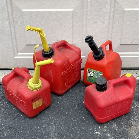Mix of Gas Cans