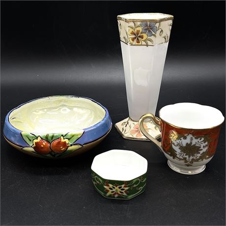 Miscellaneous Hand Painted China Pieces