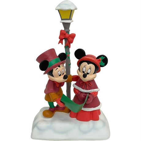 Disney Mickey & Minnie Mouse Christmas Collection Figurine w/ Orig. Box