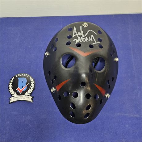 Friday the 13th Signed by Ari Lehman "the Original" Jason Voorhees Mask w/COA