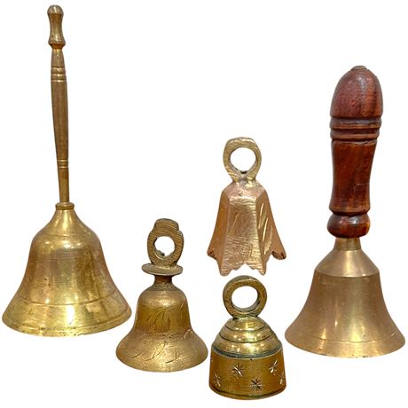 Indian Brass Hand Bells