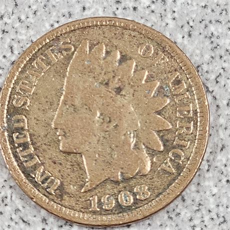 1908 Indian Head Cent