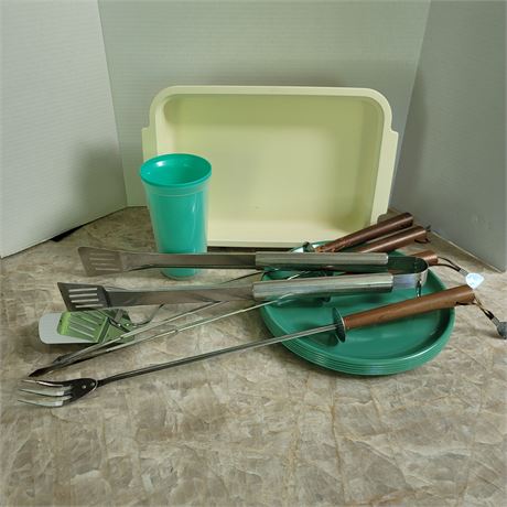 Grill Tools Dishes & More