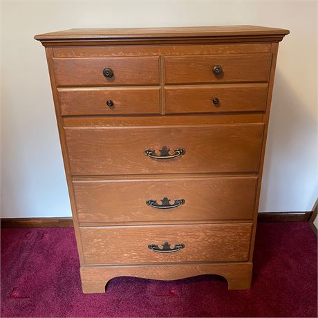 Vintage Early American Style Tall Dresser