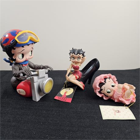 Betty Boop Collectible Assorted Figurines.