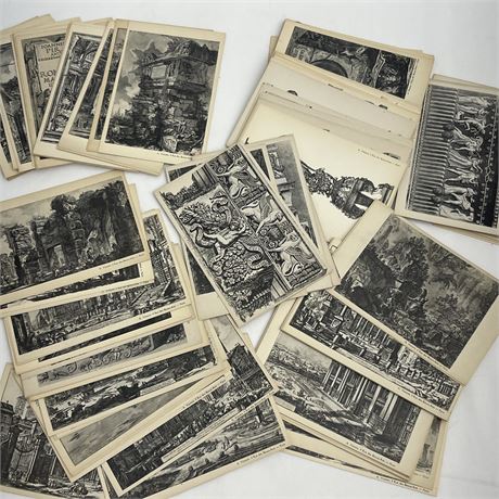 Black and White Old Post Cards - Unused (1 1/2" thick Stack)