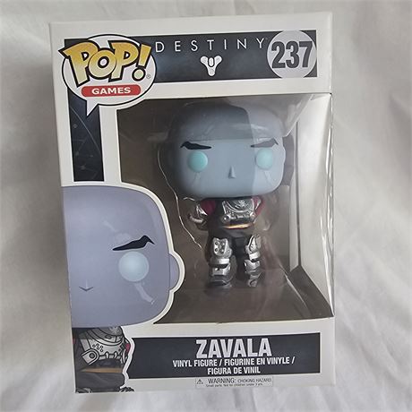 Funko Pop! Games Destiny Zavala vinyl figure, numbered 237.
