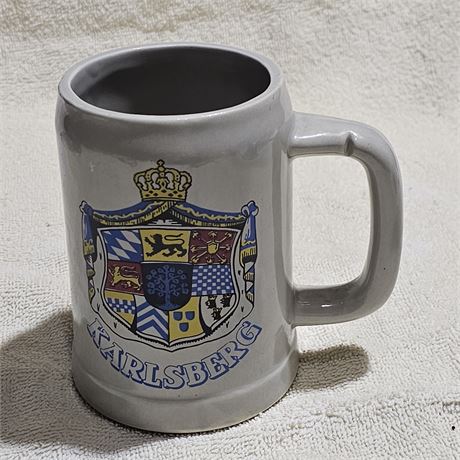 Karlsberg beer mug, made by McCoy Pottery.
