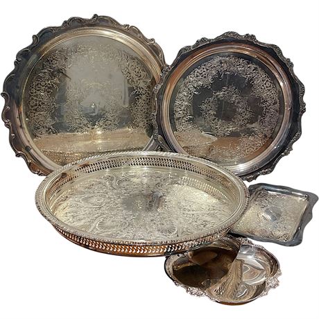 Silver Plated Trays