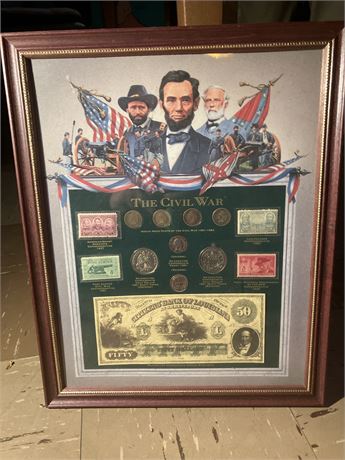 Treasury of The Civil War And Old West Coin Stamp Collection American Civil War