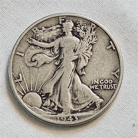 1943 Walking Liberty Half Dollar Silver