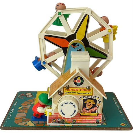 1966 Fisher-Price Little People Ferris Wheel with People