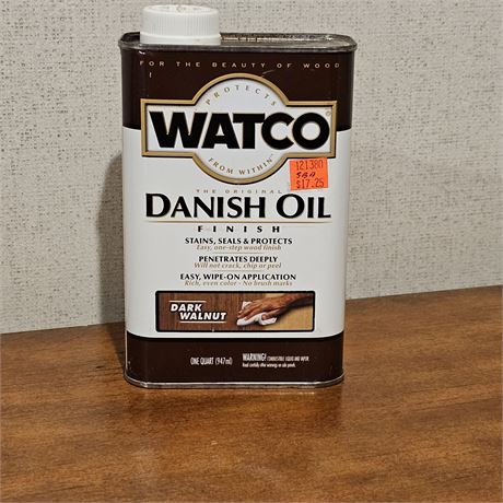 Watco Danish Oil-Dark Walnut