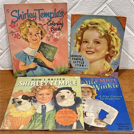 Vtg Shirley Temple Books