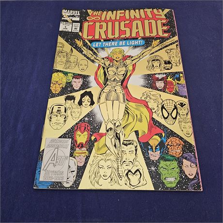 Marvel Comics 1993 "The Infinity Crusade" #1 w/ Gold Foil Enhanced Cover