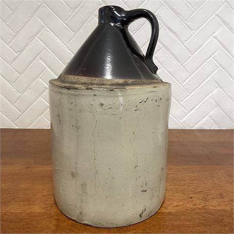 Antique Stoneware 5 Gallon Salt Glazed Crock