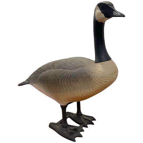 Vtg Clinton Decoys Unlimited Standing Goose Decoy