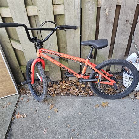 Red GT Vertigo BMX bike