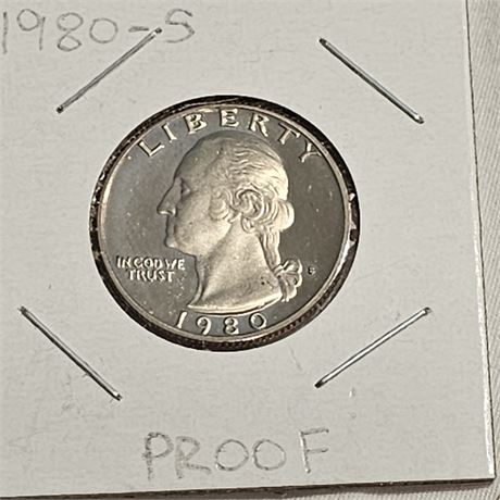 1980-S Washington Quarter (Proof).