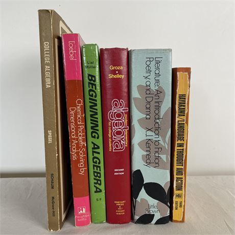 Math and Literature Educational Books