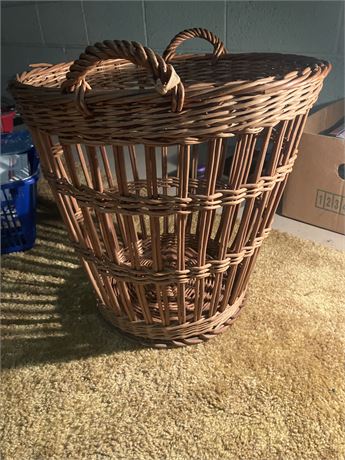 Vintage wicker basket
