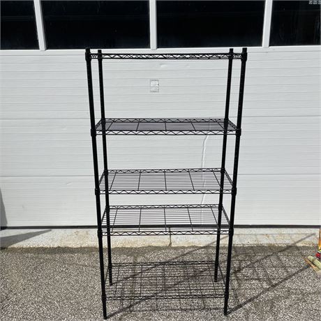 NSF Four Tier Black Wire Shelf