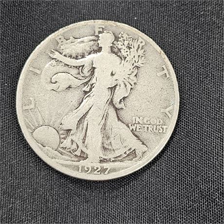 1927 S  Walking Liberty Half Dollar Silver