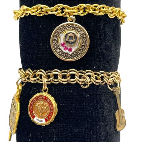1/20 12K Gold Filled Charm Bracelets