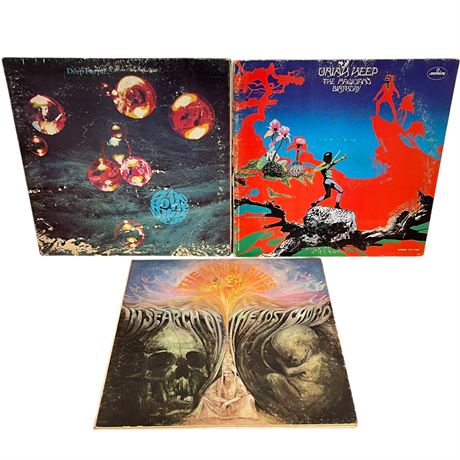 Deep Purple, The Moody Blues & Uriah Heep Vinyl Records