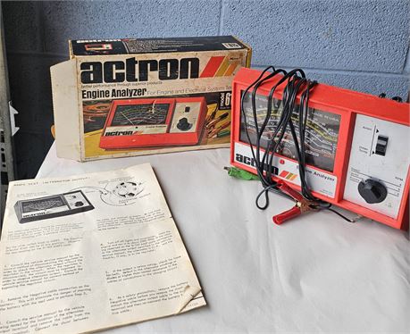 Actron Vintage Engine analyzer in original box
