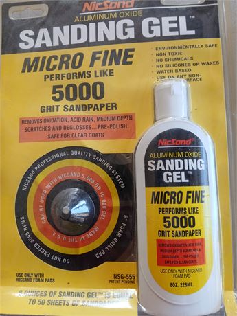 Sanding gel