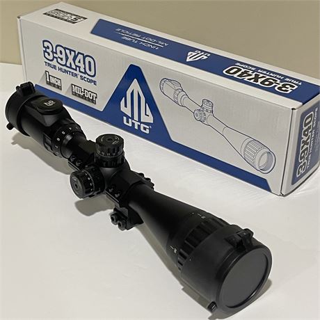 NIB UTG True Hunter 3-9x40 Rifle Scope
