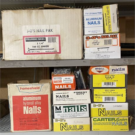 Large Collection of Nails