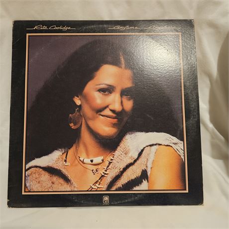 Rita Coolidge's "Anytime... Anywhere" vinyl LP.