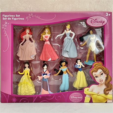 NIB Disney Store Exclusive Princesses Figurine Set