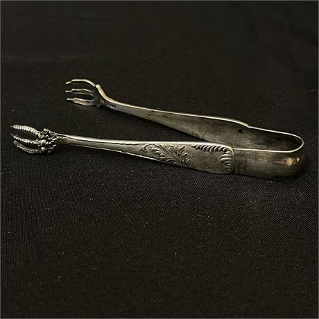 925 Sterling Silver Claw Tongs