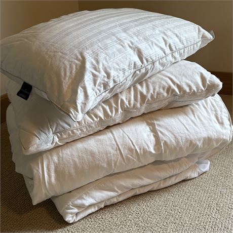 Standard Pillows (Field Crest Hotel Collection) and Twin Comfort (Royal Velvet)