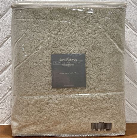 Melange Sherpa Jumbo Throw 80 x 70 by North Shore Living