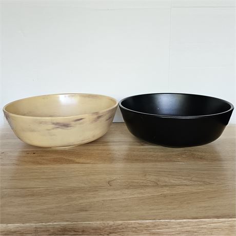 2-Brillium Metals Corp. USA Melamine Serving Bowls