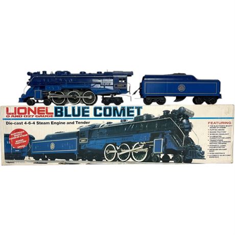 Lionel Blue Comet Steam Engine and Tender w/ Box