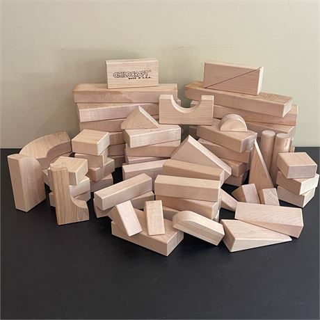 Childcraft Hardwood Building Blocks