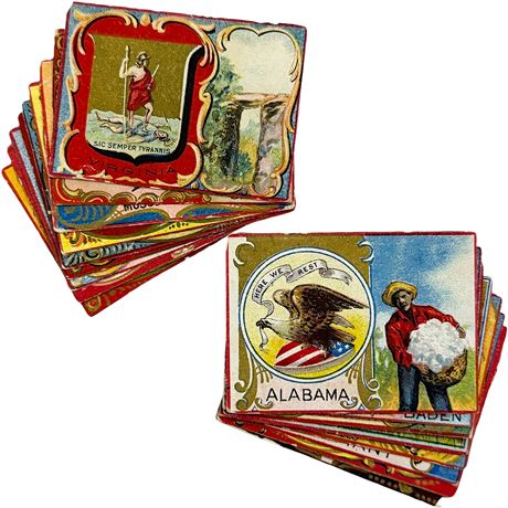 Vtg Helmar Turkish Cigarette Cards