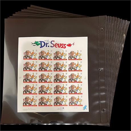 20 Full Sheets of Collectible Stamps