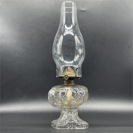 EAPG Bullseye Finger Oil Lamp