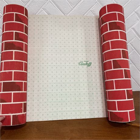 Brick Corobuff Corrugated Paper Roll