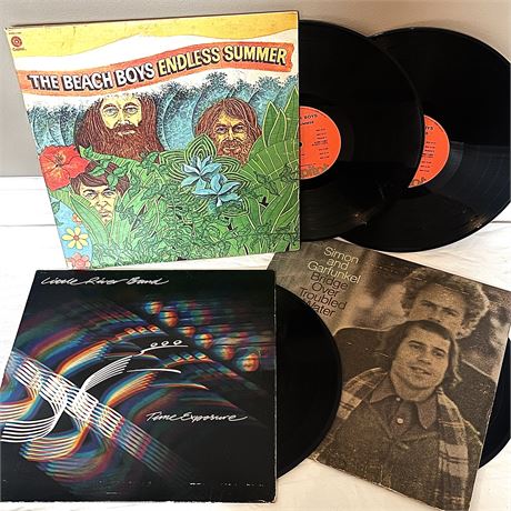 Rock Vinyl Records - Simon and Garfunkel, The Beach Boys, Little River Band