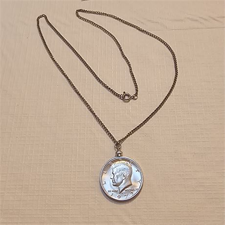 Kennedy Half Dollar Necklace