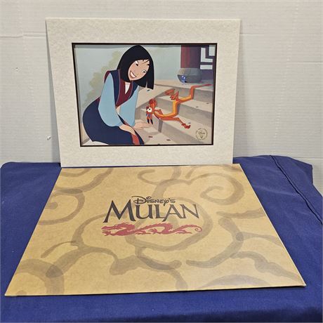 Disney's Mulan Commemorative 1999 Lithograph