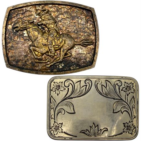 Vtg Western Belt Buckles