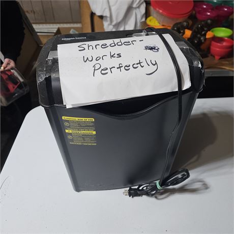 paper shredder,